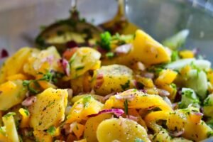 Eenvoudige aardappelsalade