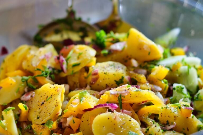 Eenvoudige aardappelsalade