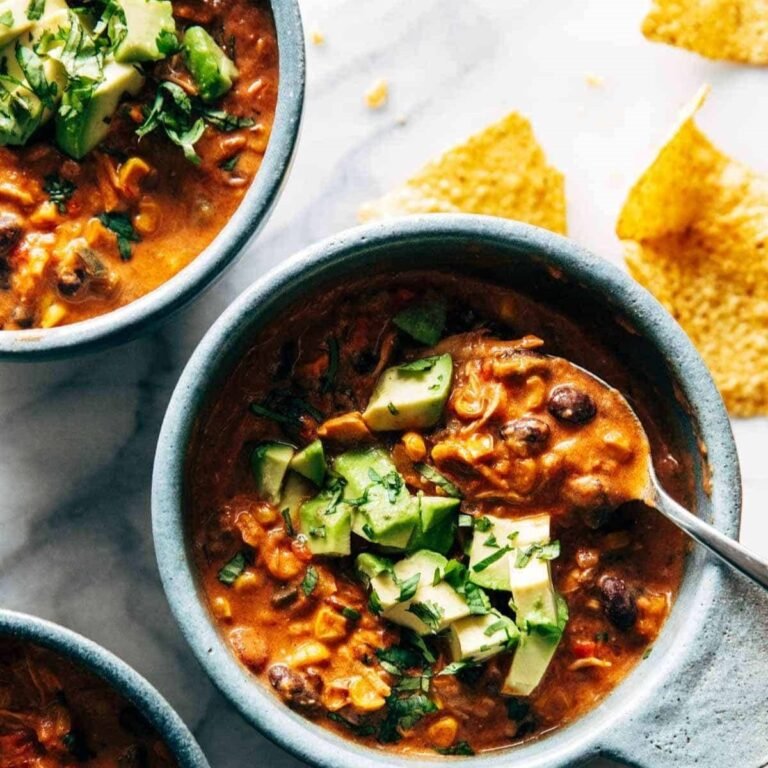Mexicaanse kip met chilibonen