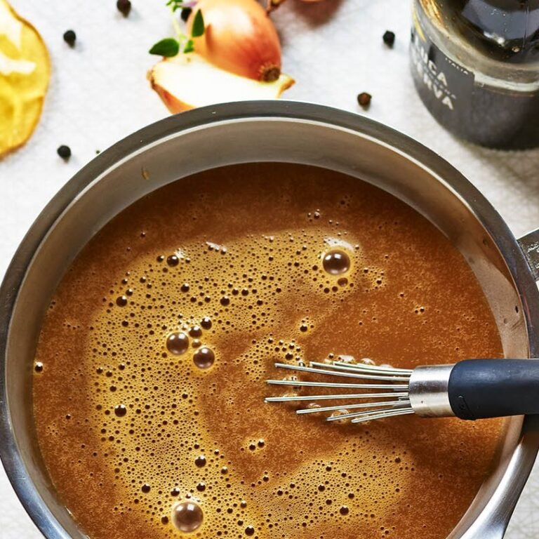 Bruine saus met madeira