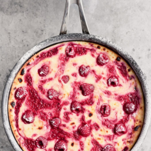 Baked citroencheesecake