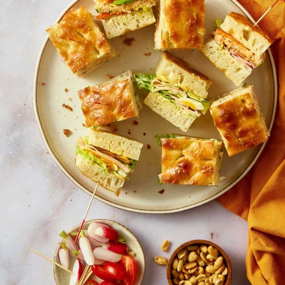 Bite-size sandwiches