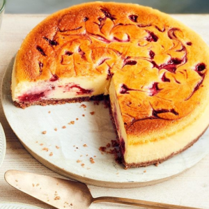 Cheesecake met witte chocolade