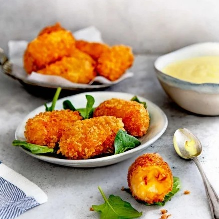 Chorizokroketjes met saffraanaioli