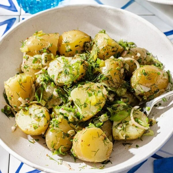 Eenvoudige aardappelsalade