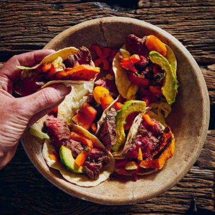 Fajitas met biefstuk