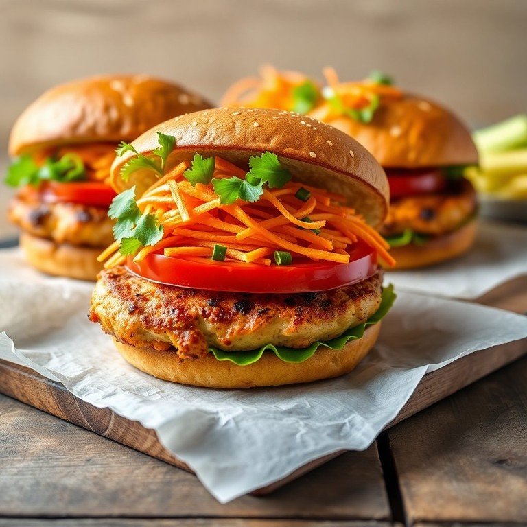 Hamburgers met citroengras