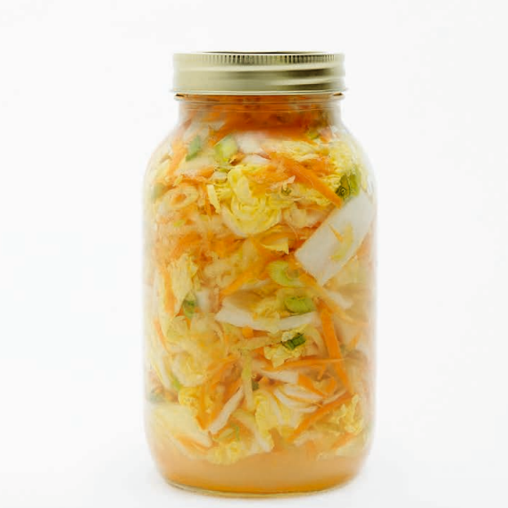 Kimchi van kool, appel & wortel