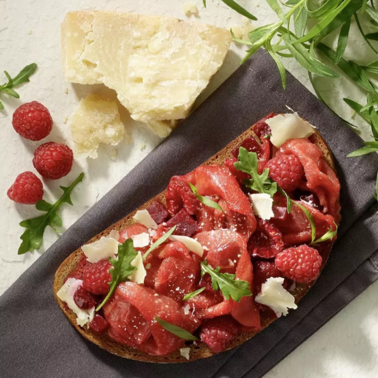 Open carpacciosandwich