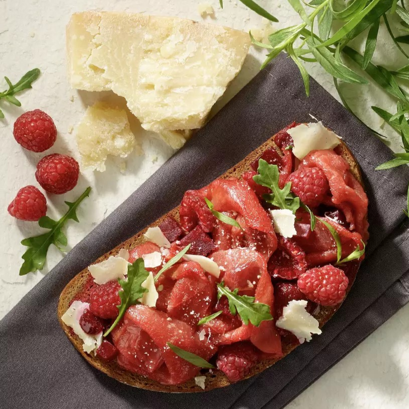 Open carpacciosandwich