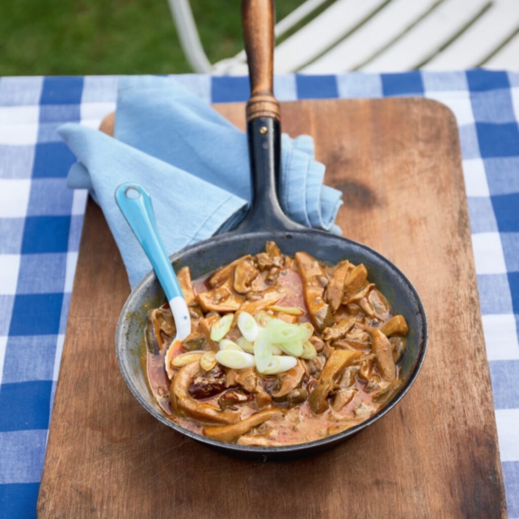 Paddenstoelenragout met kokos