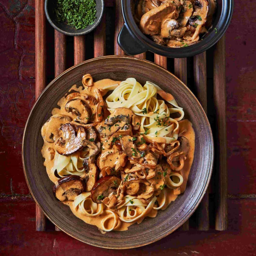 Porc Stroganoff