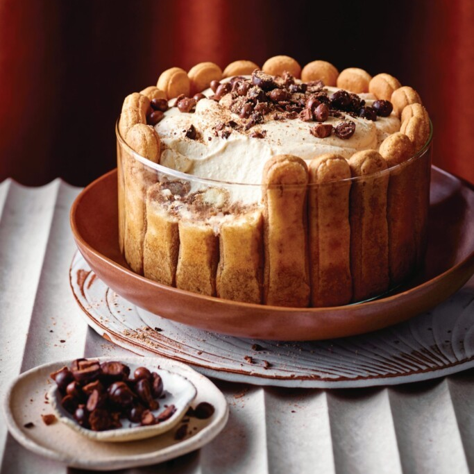 Ricotta-tiramisu met rum & nootmuskaat
