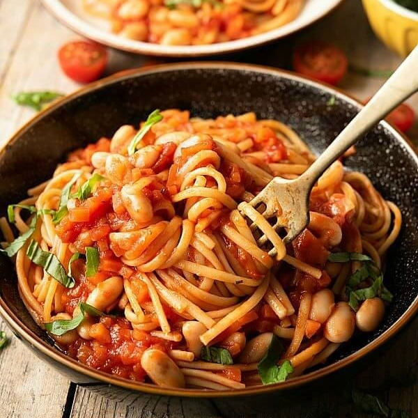 Spaghetti met oriëntaals gehakt