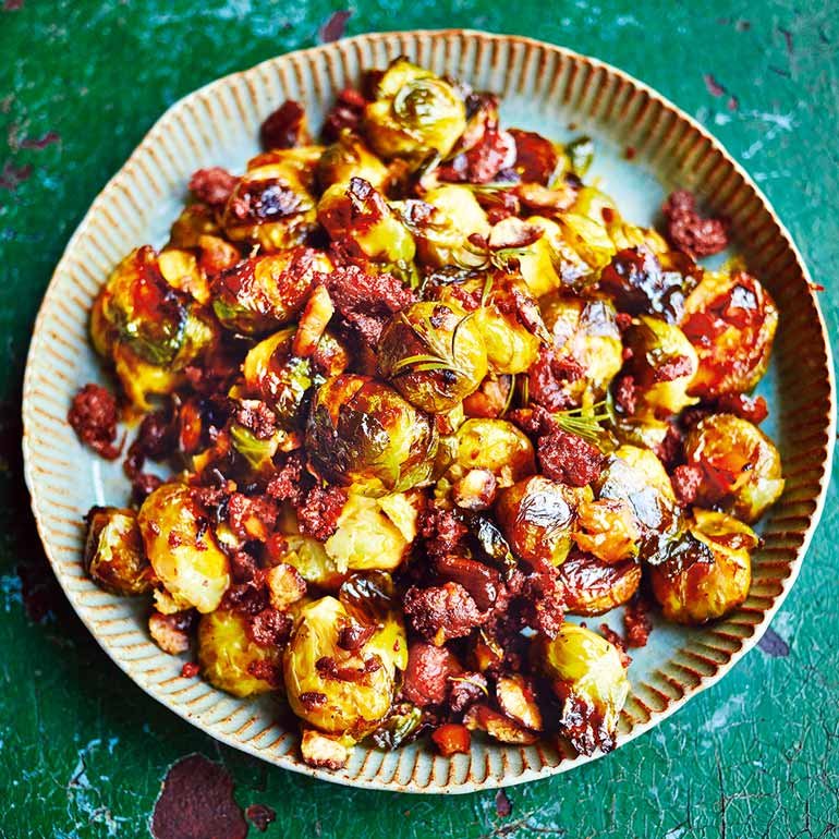 Spruitjes met chorizo
