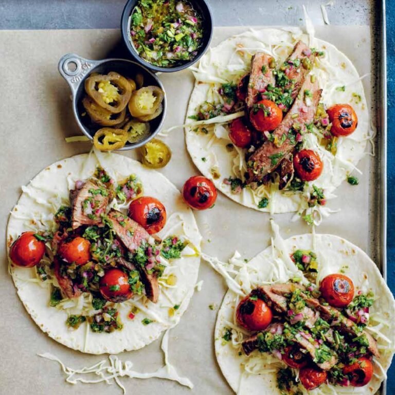 Taco's met chimichurribiefstuk