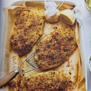 Visschnitzel met kappertjes & citroen