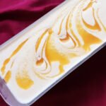 Perzik-mascarpone roomijs