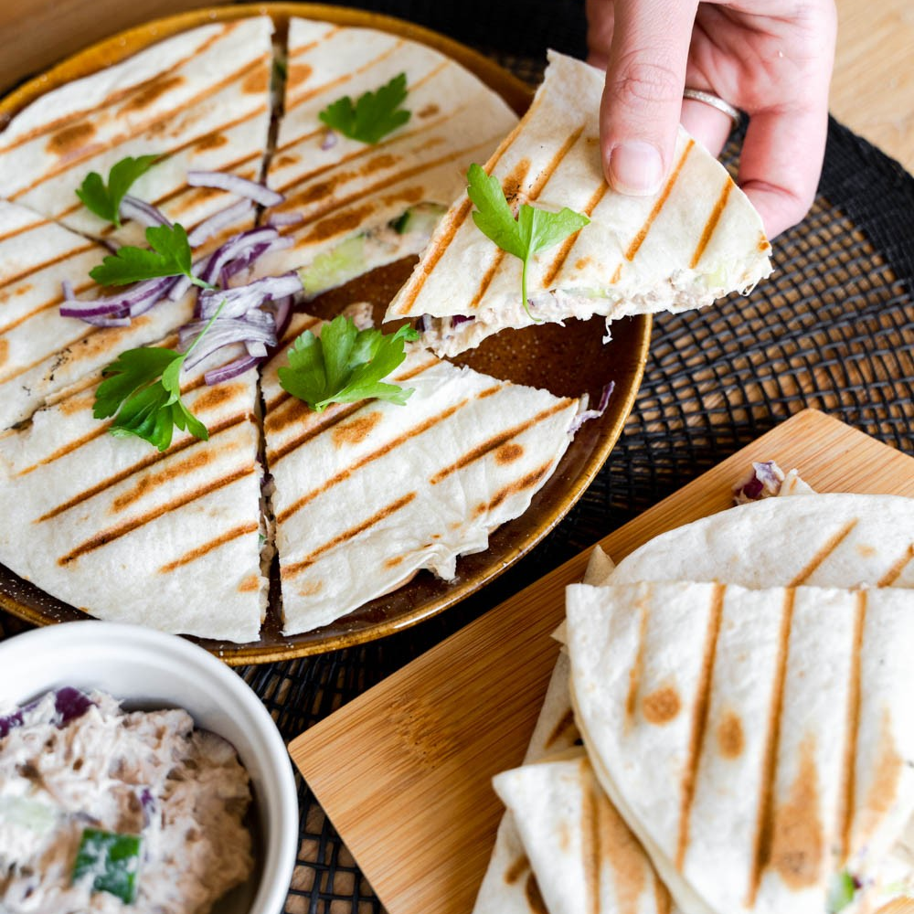Quesadilla's met tonijn