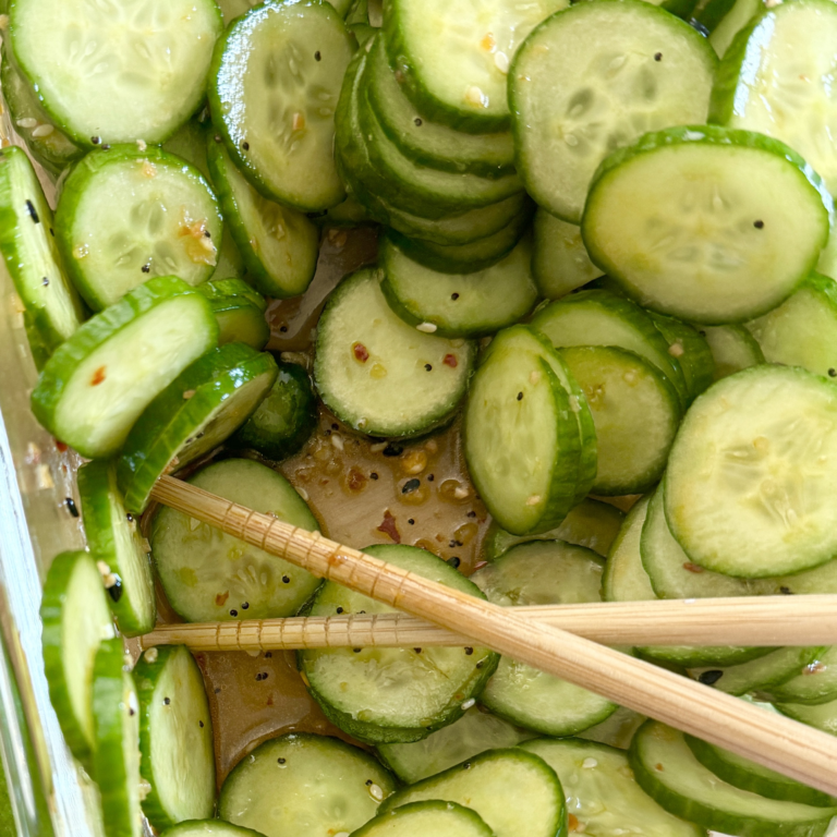 Sichuan knoflook-komkommer-pickle