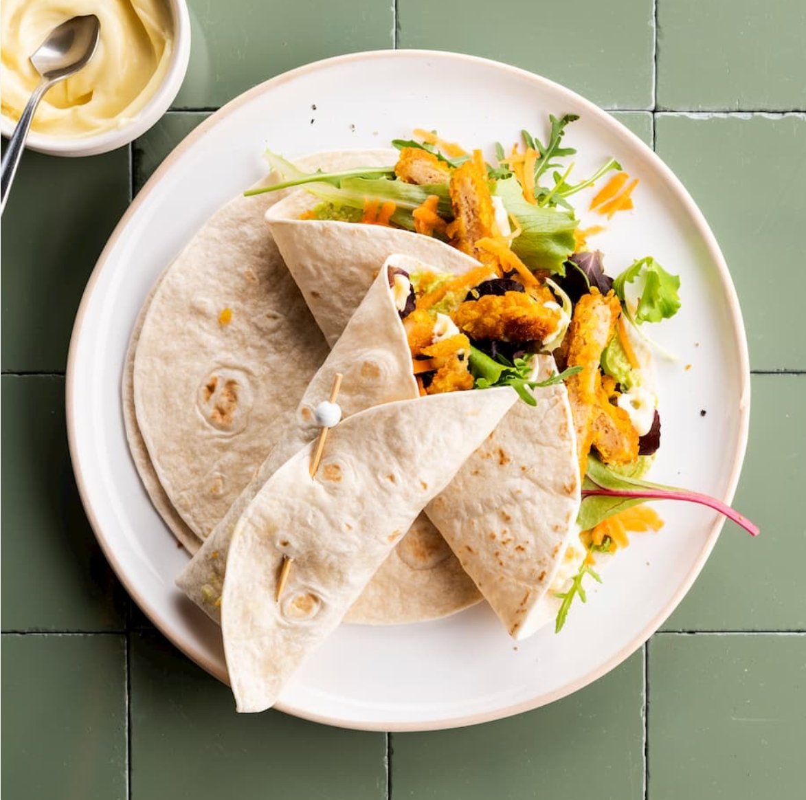 Wrap met krokante kip