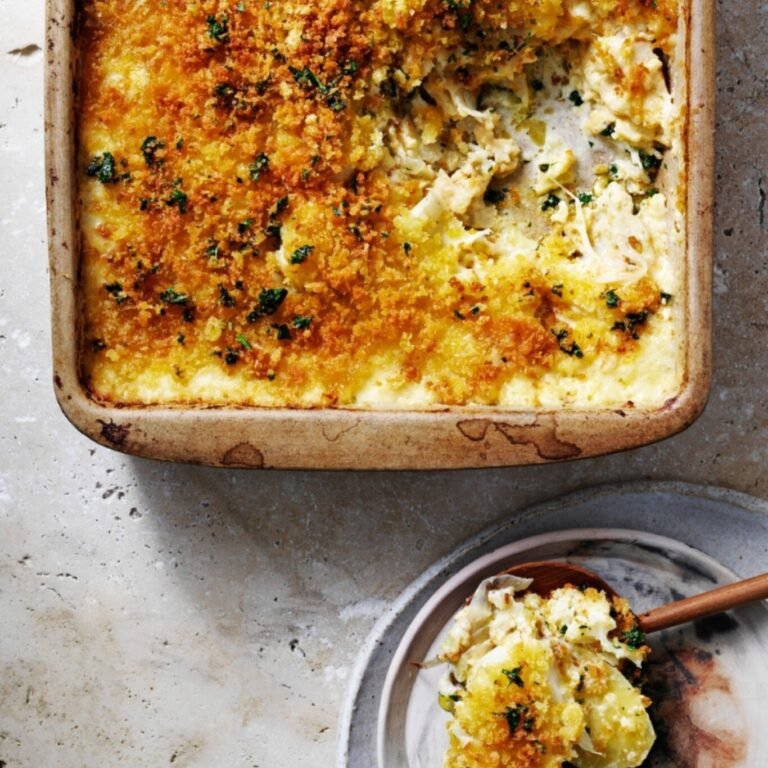 bloemkool-aardappelgratin met comté