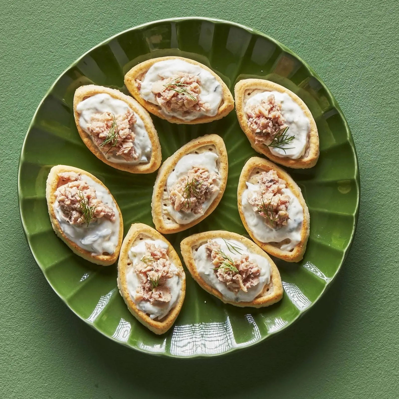 Toastjes met zalm & tzatziki
