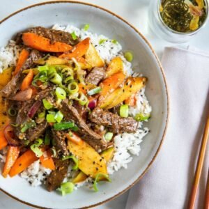 Bulgogi met rundvlees & peer