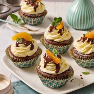 Abrikozen-browniemuffins