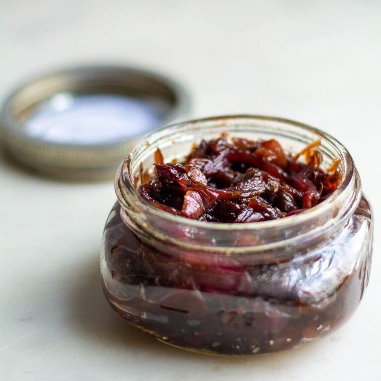 Chutney van rode ui, balsamico & cranberry