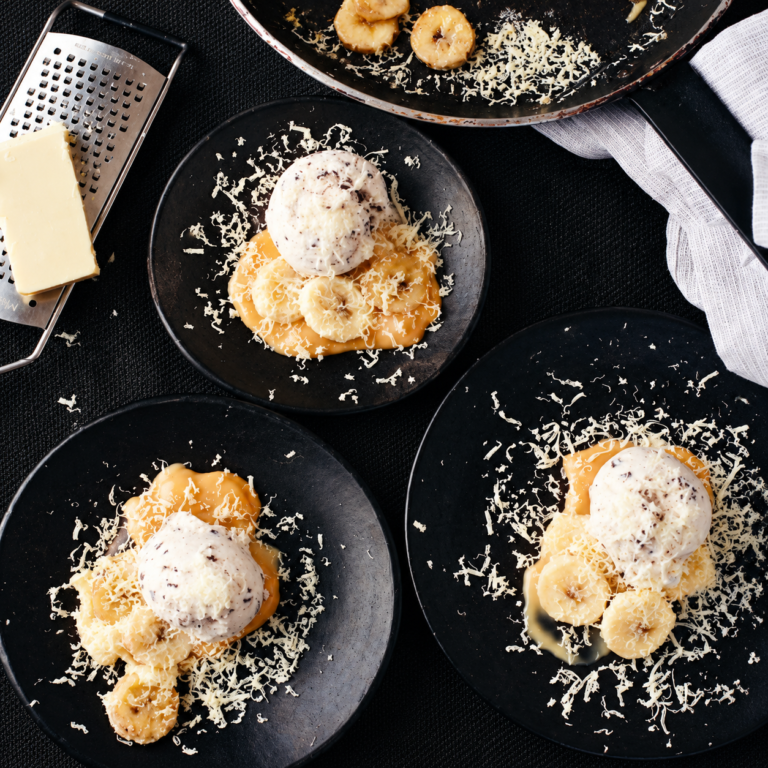 Dulce de leche met banaan