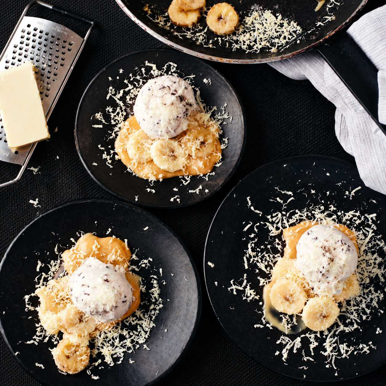 Dulce de leche met banaan