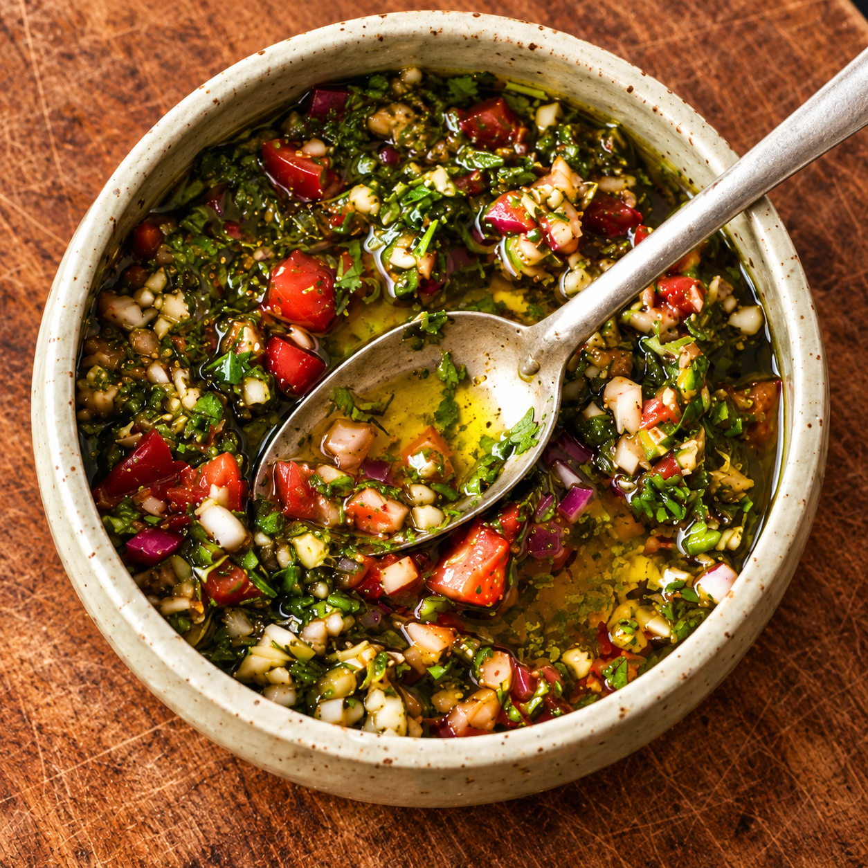 Chimichurri met tomaat & koriander