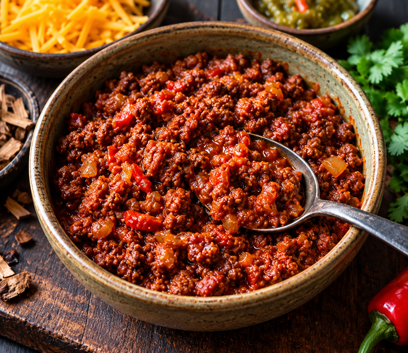 Smoky chili van rundergehakt