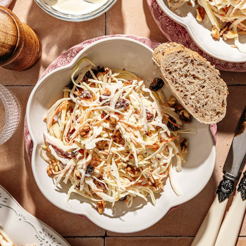 Wittekoolsalade met appel